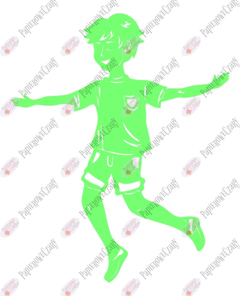 Chłopiec 8 Dekoracje z papieru