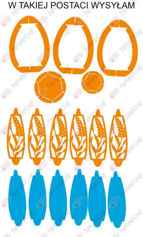 Jajko 101 T 3D Hiacynt Pisanka Dekoracje z papieru