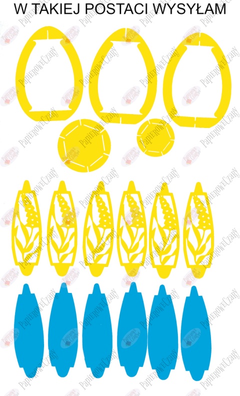 Jajko 101 T 3D Hiacynt Pisanka Dekoracje z papieru