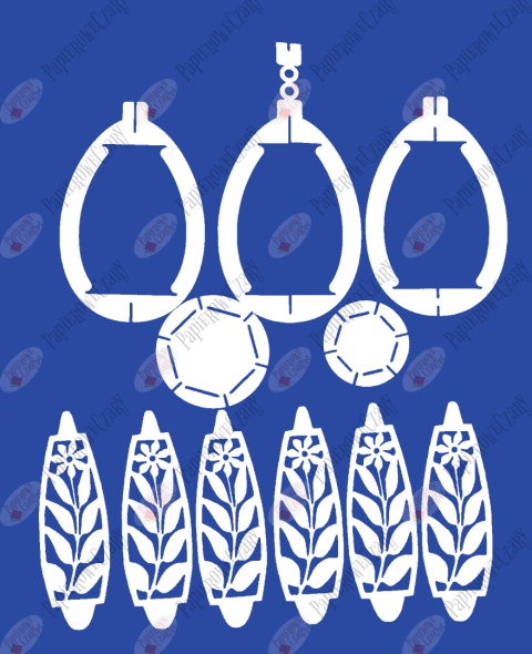 Jajko 102 3D Kwiatek Pisanka Dekoracje z papieru