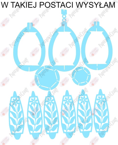 Jajko 102 3D Kwiatek Pisanka Dekoracje z papieru