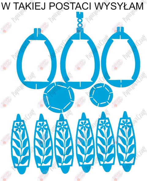 Jajko 102 3D Kwiatek Pisanka Dekoracje z papieru