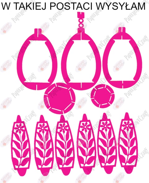 Jajko 102 3D Kwiatek Pisanka Dekoracje z papieru