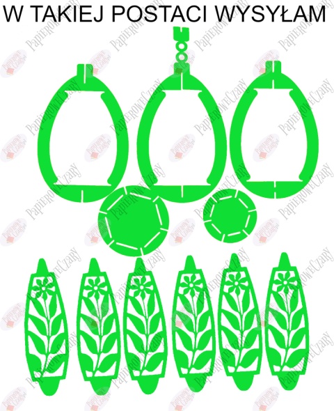 Jajko 102 3D Kwiatek Pisanka Dekoracje z papieru