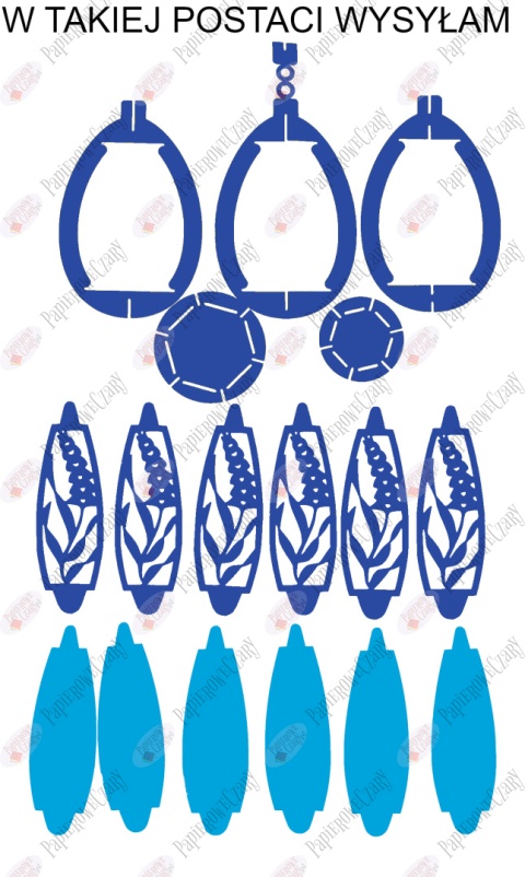 Jajko 102 3D Hiacynt Pisanka Dekoracje z papieru