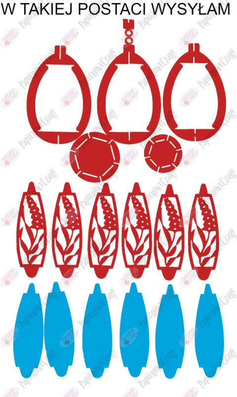 Jajko 102 3D Hiacynt Pisanka Dekoracje z papieru