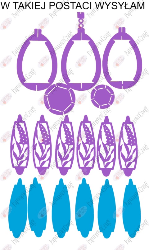 Jajko 102 3D Hiacynt Pisanka Dekoracje z papieru