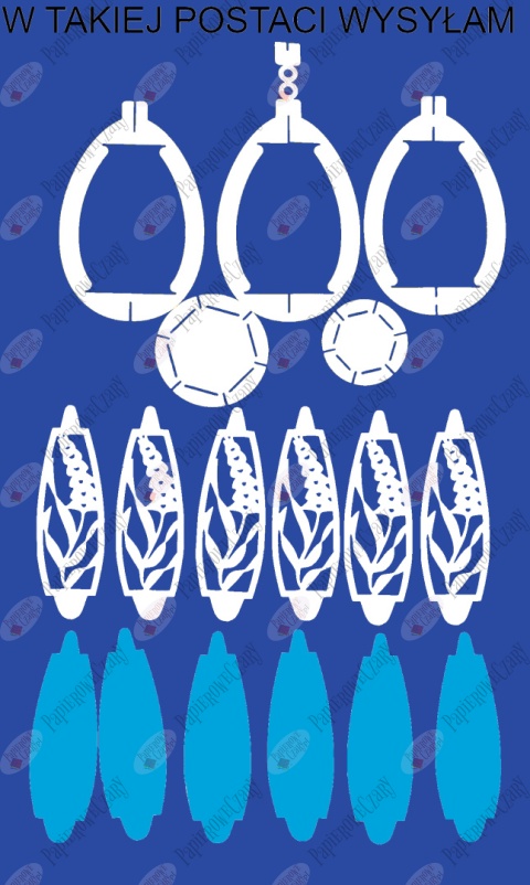 Jajko 102 3D Hiacynt Pisanka Dekoracje z papieru