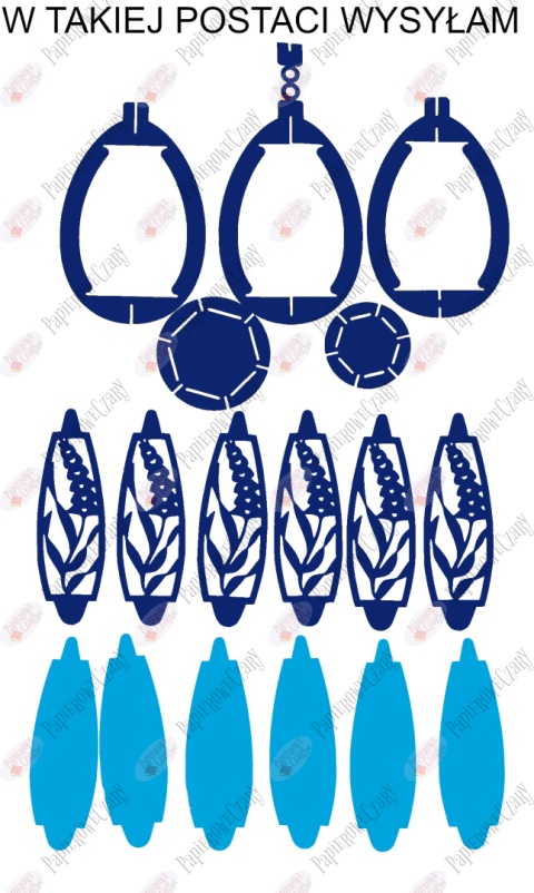 Jajko 102 3D Hiacynt Pisanka Dekoracje z papieru