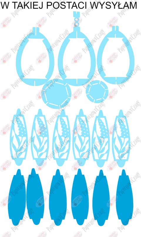 Jajko 102 3D Hiacynt Pisanka Dekoracje z papieru