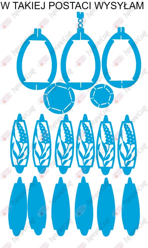 Jajko 102 3D Hiacynt Pisanka Dekoracje z papieru