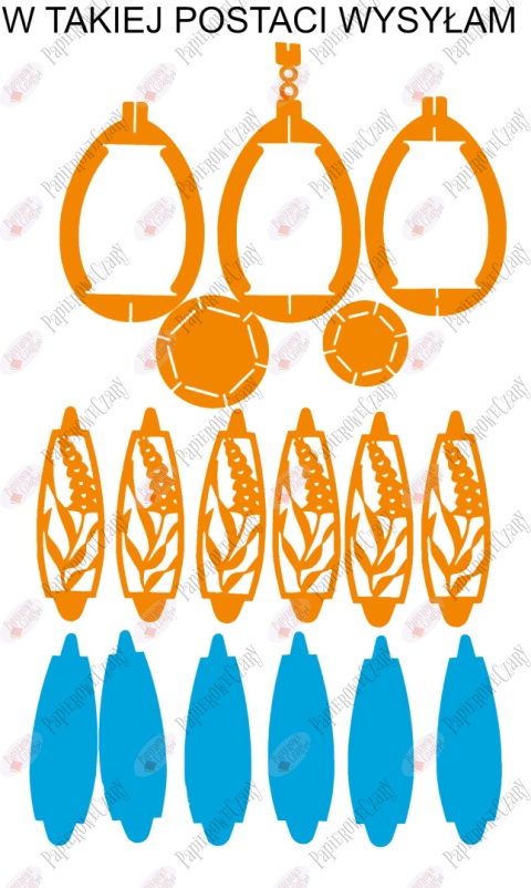 Jajko 102 3D Hiacynt Pisanka Dekoracje z papieru