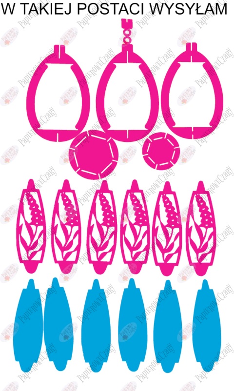 Jajko 102 3D Hiacynt Pisanka Dekoracje z papieru