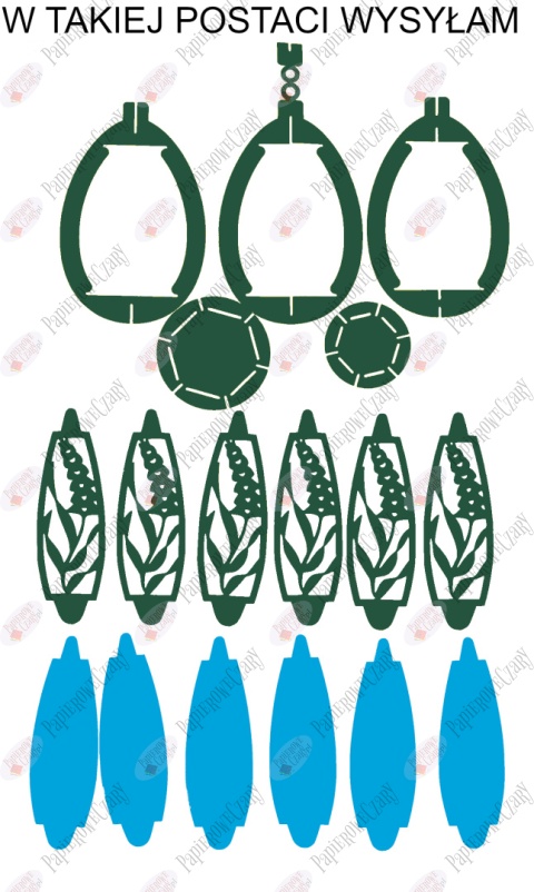 Jajko 102 3D Hiacynt Pisanka Dekoracje z papieru