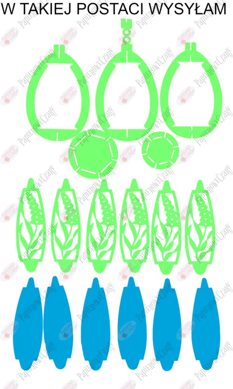 Jajko 102 3D Hiacynt Pisanka Dekoracje z papieru