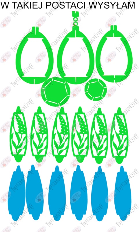 Jajko 102 3D Hiacynt Pisanka Dekoracje z papieru