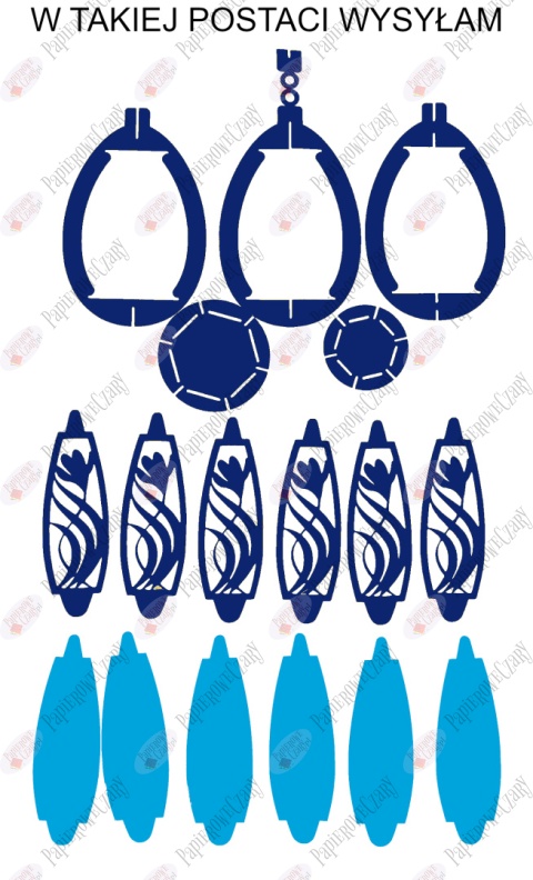 Jajko 102 3D Krokus Pisanka Dekoracje z papieru