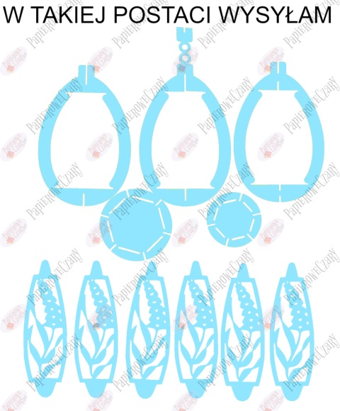 Jajko 102 3D Hiacynt Pisanka Dekoracje z papieru