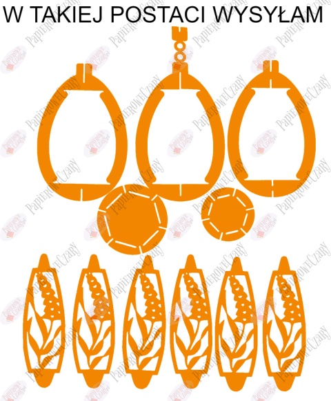 Jajko 102 3D Hiacynt Pisanka Dekoracje z papieru