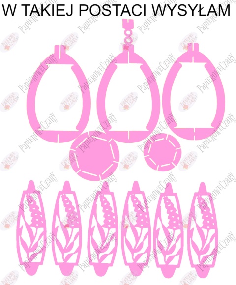 Jajko 102 3D Hiacynt Pisanka Dekoracje z papieru