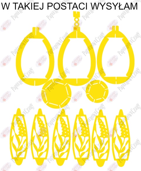 Jajko 102 3D Hiacynt Pisanka Dekoracje z papieru