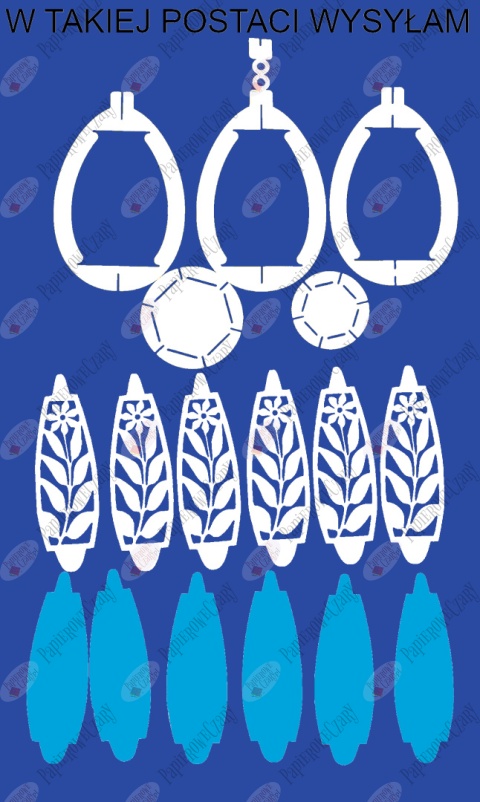 Jajko 102 3D Kwiatek Pisanka Dekoracje z papieru