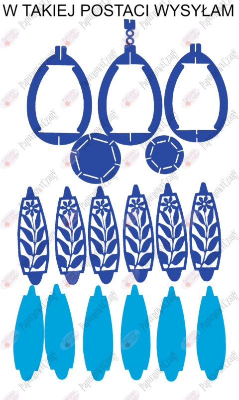 Jajko 102 3D Kwiatek Pisanka Dekoracje z papieru