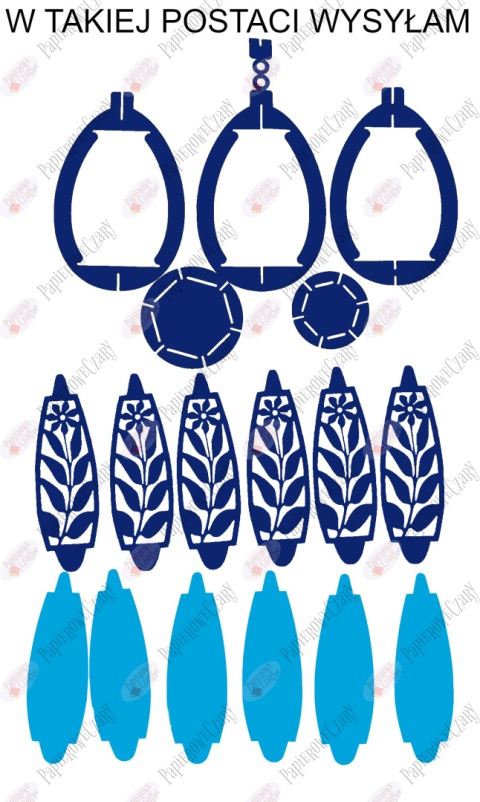 Jajko 102 3D Kwiatek Pisanka Dekoracje z papieru