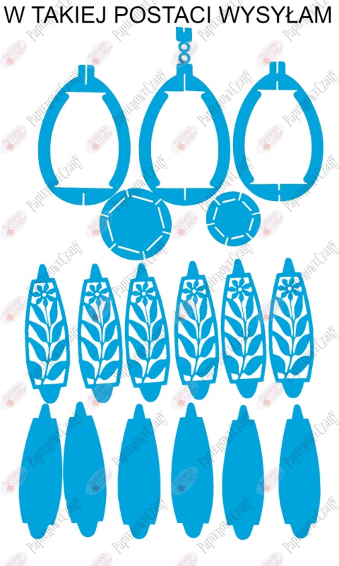 Jajko 102 3D Kwiatek Pisanka Dekoracje z papieru