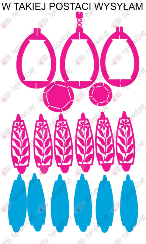 Jajko 102 3D Kwiatek Pisanka Dekoracje z papieru