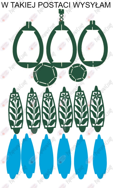 Jajko 102 3D Kwiatek Pisanka Dekoracje z papieru