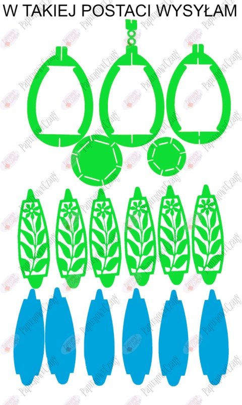 Jajko 102 3D Kwiatek Pisanka Dekoracje z papieru