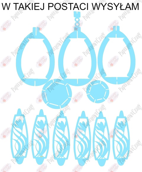 Jajko 102 3D Krokus Pisanka Dekoracje z papieru