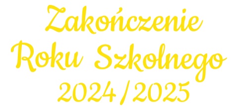 Napis "ZAKOŃCZENIE ROKU SZKOLNEGO" 3 Dekoracje z papieru Napis "ZAKOŃCZENIE ROKU SZKOLNEGO" 3 Dekoracje z papieru
