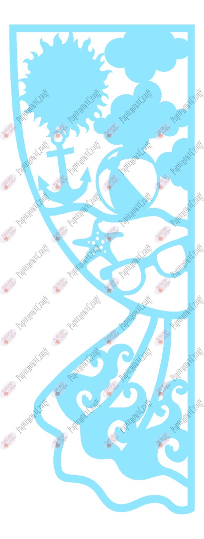 Zasłonka letnia 1 Dekoracje z papieru