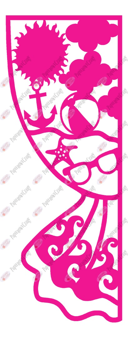 Zasłonka letnia 1 Dekoracje z papieru