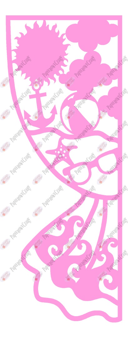 Zasłonka letnia 1 Dekoracje z papieru