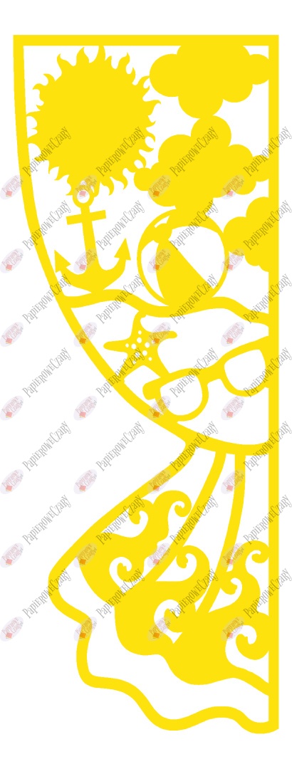 Zasłonka letnia 1 Dekoracje z papieru