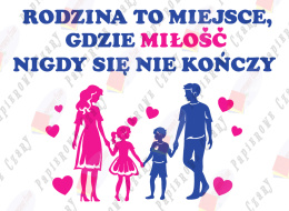 Zestaw 189 Dzień Mamy Dzień Taty Dzień Rodziny Dekoracje z papieru