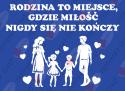 Zestaw 189 Dzień Mamy Dzień Taty Dzień Rodziny Dekoracje z papieru
