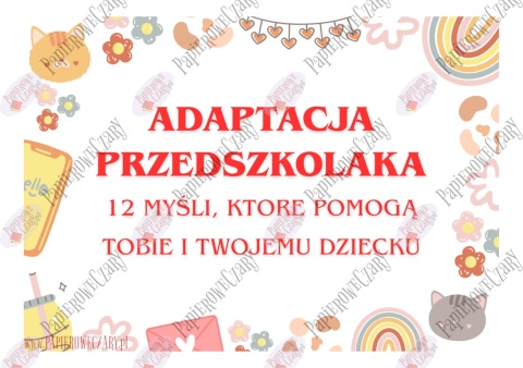 Adaptacja Przedszkolaka - Pomoce dydaktyczne - plik PDF - PRODUKT CYFROWY