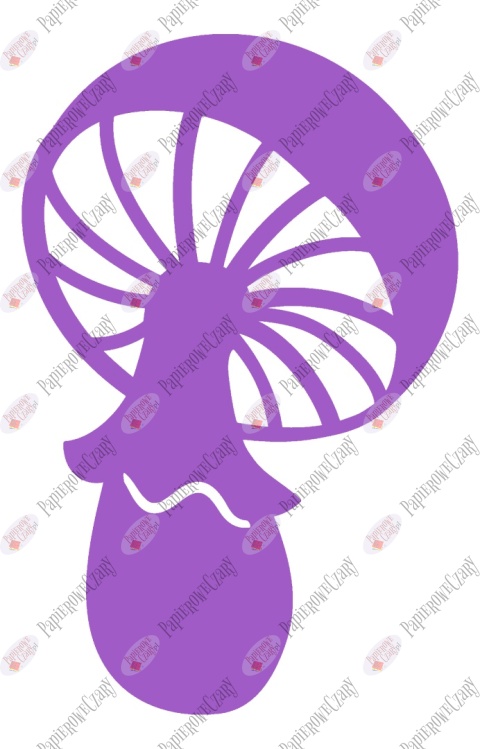 Grzyb 5 Dekoracje z papieru