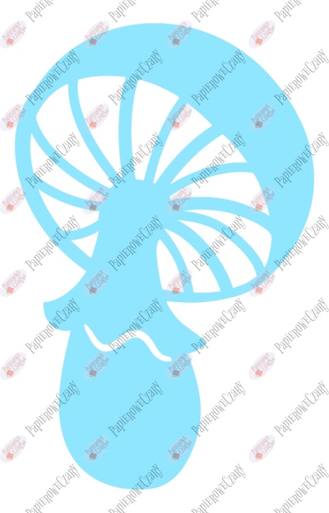 Grzyb 5 Dekoracje z papieru