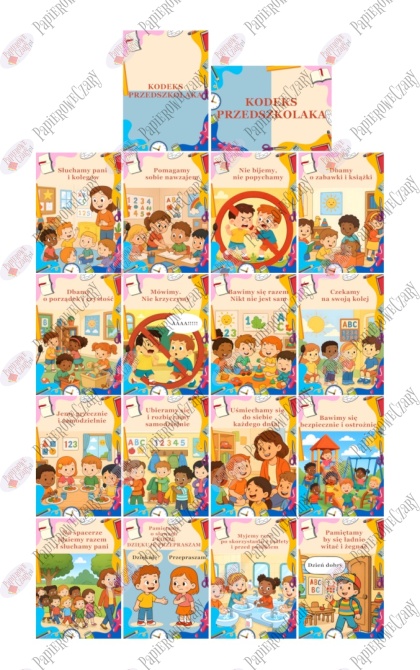 Kodeks Przedszkolaka - Pomoce dydaktyczne - plik PDF - PRODUKT CYFROWY