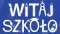 Napis "WITAJ SZKOŁO" 3 Rozpoczęcie roku Szkolnego Dekoracje z papieru