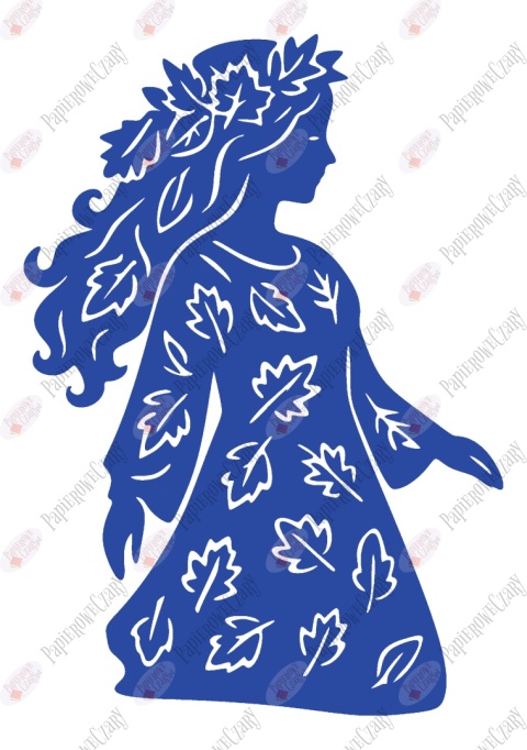 Pani Jesień 4 Dekoracje z papieru