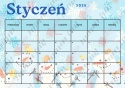 Kalendarz szkolny / przedszkolny - Pomoce dydaktyczne - plik PDF