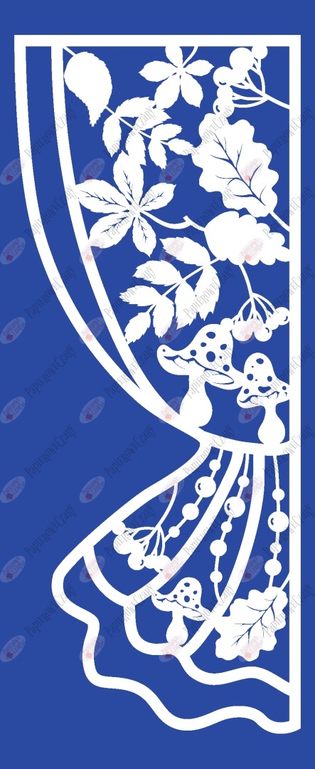 Zasłonka jesienna 2 Dekoracje z papieru