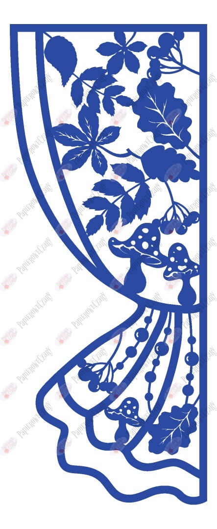 Zasłonka jesienna 2 Dekoracje z papieru