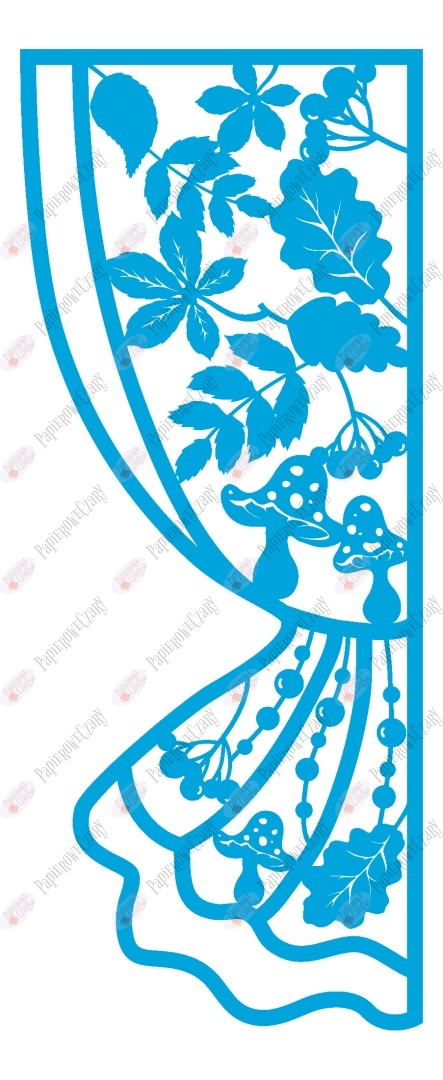 Zasłonka jesienna 2 Dekoracje z papieru